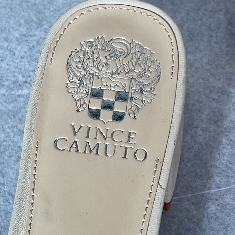 New Vince Camuto Semtera Block Heel Slide Sandal … - image 5